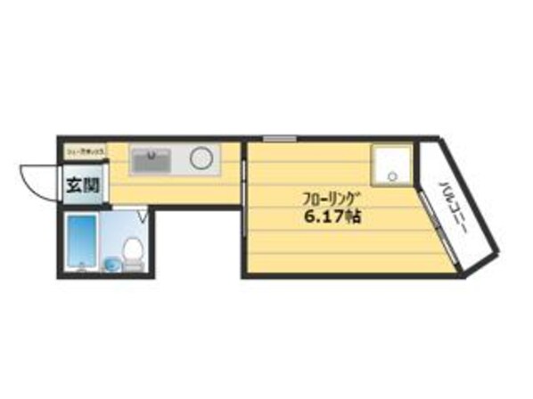 サングレイス西新町の物件間取画像